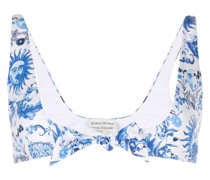 Bikinioberteil mit grafischem Print