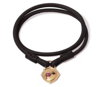 18kt Gelbgoldarmband mit Saphir