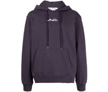 Hoodie mit Logo-Stickerei