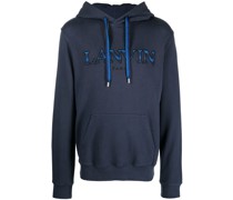 Hoodie mit Logo-Stickerei