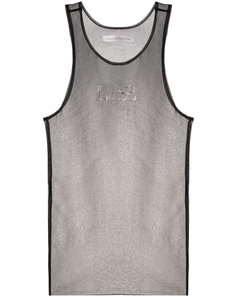 Ludovic de Saint Sernin Damen Tanktop mit Kristall-Logo