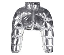 Gefütterte Cropped-Jacke