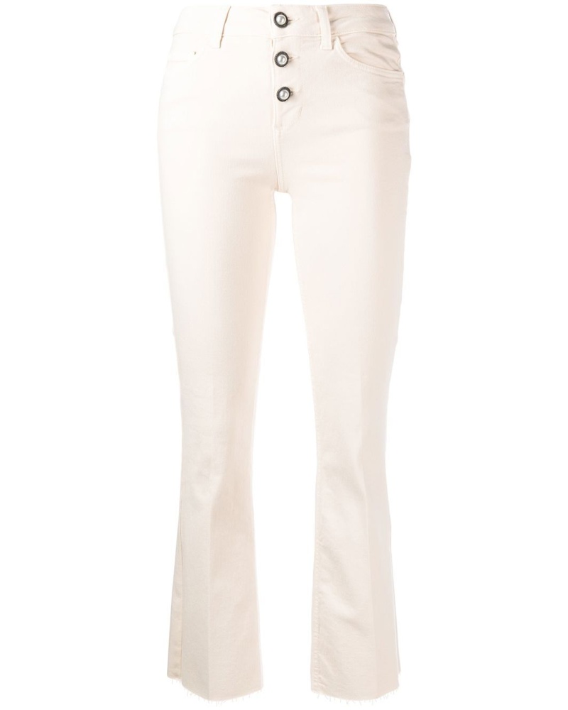 Liu Jo Damen Gerade Cropped-Hose