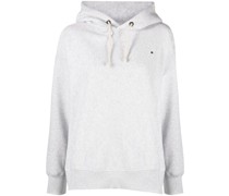 Hoodie mit Logo-Stickerei