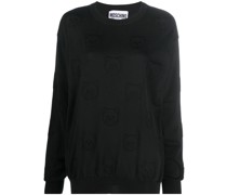 Jacquard-Pullover mit Teddy