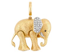 18kt Mythology Mother Elephant Gelbgoldanhänger