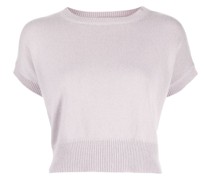 Genova Cropped-Pullover aus Kaschmir