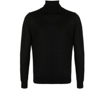 Fein gestrickter Rollkragenpullover