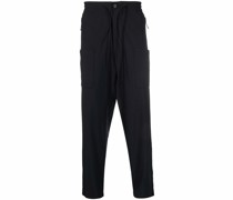 Cropped-Cargohose mit geradem Bein