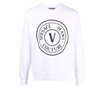 Sweatshirt mit V-Emblem