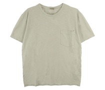 chest-pocket cotton t-shirt
