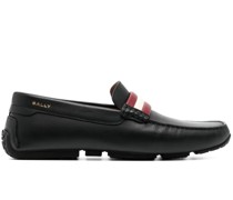 Pilot leather loafers