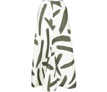 Rock mit abstraktem Print