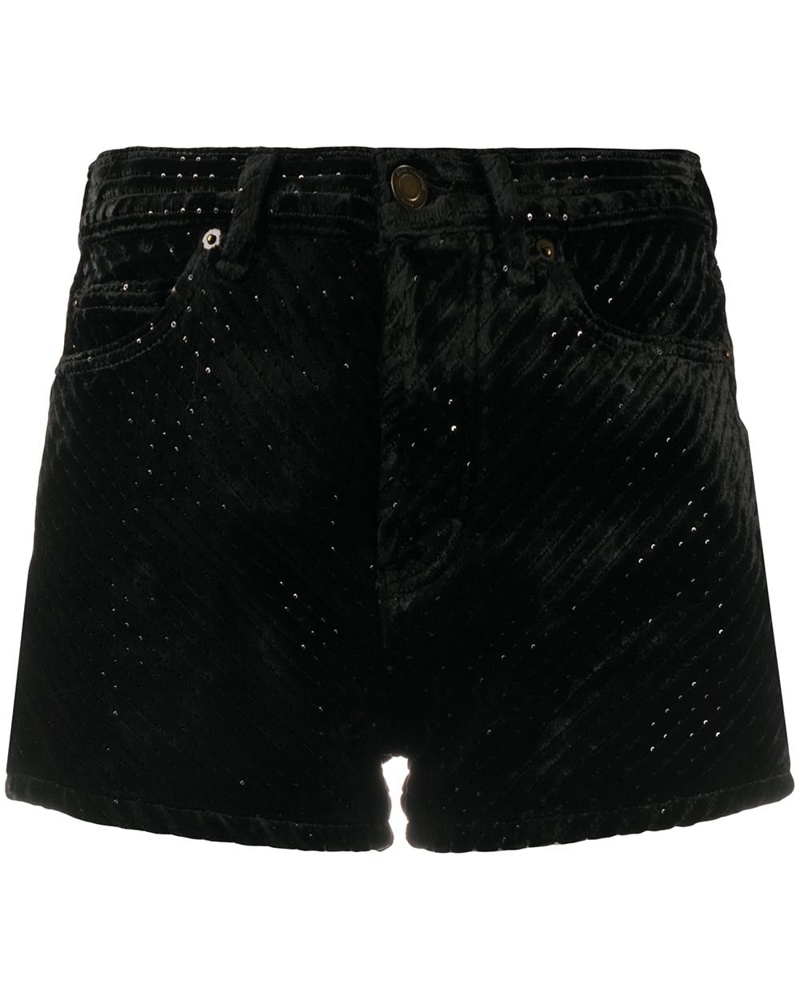 Saint Laurent Damen Shorts aus Samt