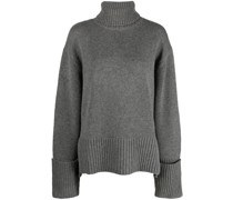 Oversized-Pullover mit Rollkragen