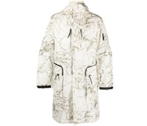 A-COLD-WALL* Kapuzenparka mit Marmor-Print