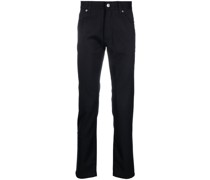Schmale Hose mit Logo-Patch