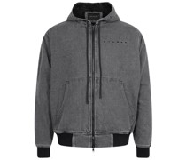 Kapuzenjacke im Jeans-Look
