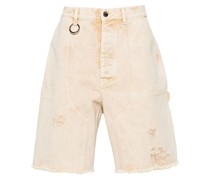 Friche Jeans-Shorts im Distressed-Look