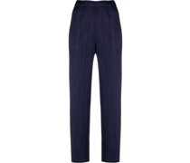 Bundfaltenhose mit geradem Bein