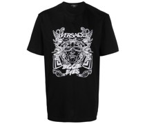T-Shirt mit Medusa-Print