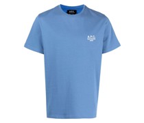 A.P.C. T-Shirt mit Logo-Stickerei