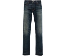 Halbhohe Slim-Fit-Jeans