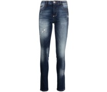 Ausgeblichene Jeggings