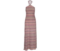 zigzag-woven sequined maxi dress