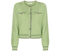 Cardigan mit Kontrastdetails