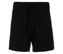 Gestrickte Shorts mit Kordelzug