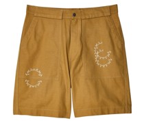 Cargo-Shorts mit Stickerei