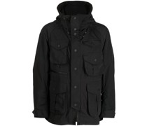 Kapuzenjacke mit aufgesetzten Taschen