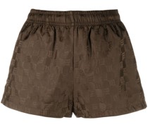 Shorts aus Satin