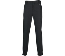 logo-plaque tailored trousers