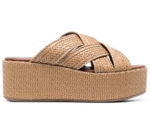 Mules mit Plateau