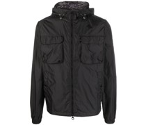 Kapuzenjacke mit Logo-Patch