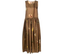 Midikleid aus Seide