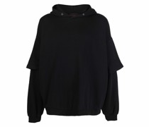 Kapuzenpullover mit abstraktem Print