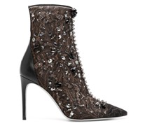 Stiefeletten mit Kristallen