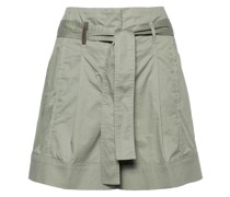 Shorts mit Paperbag-Taille