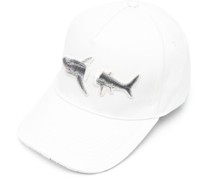 Baseballkappe mit aufgesticktem Hai