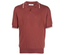 Gestricktes Poloshirt