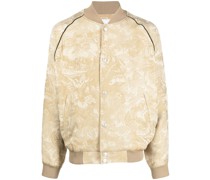 Bomberjacke mit Marmormuster