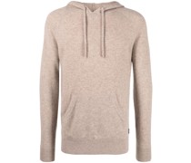 Melierter Hoodie aus Kaschmir