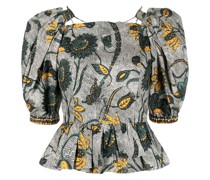 Portofino Bluse mit Blumenmuster