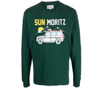 Luton Sweatshirt mit Sun Moritz-Print