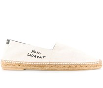 Espadrilles mit Logo-Stickerei