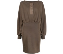 Minikleid mit Henley-Kragen