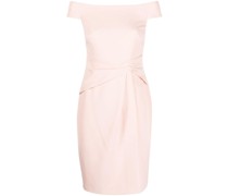 Schulterfreies Midikleid